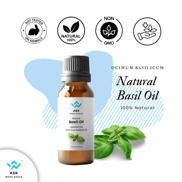 30ml Pure Basil Essential Oil