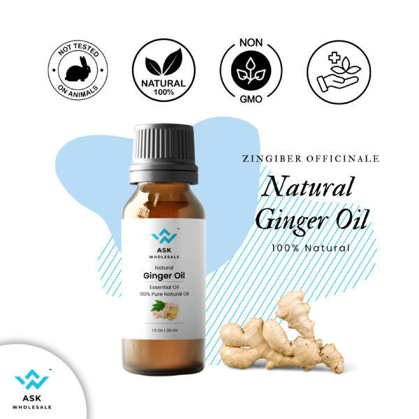 30ml Pure Ginger Essential Oil