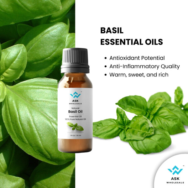 30ml Pure Basil Essential Oil