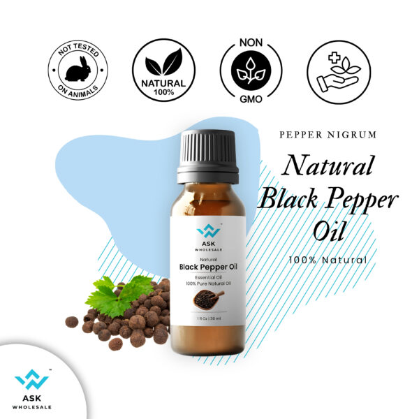 30ml Pure Black Pepper Essential Oil