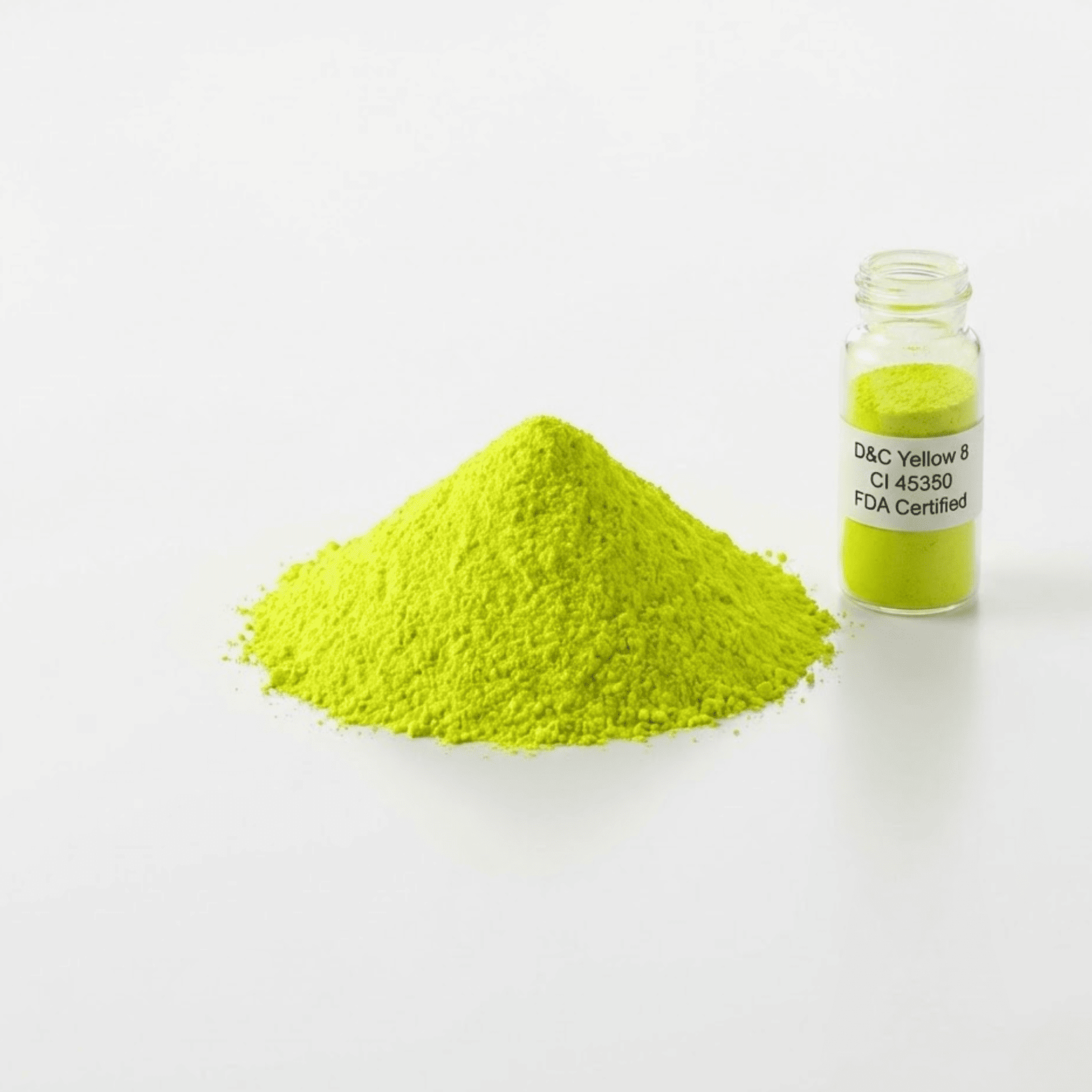 D&C Yellow 8 Powder CI 45350 | FDA Certified Water Soluble Dye